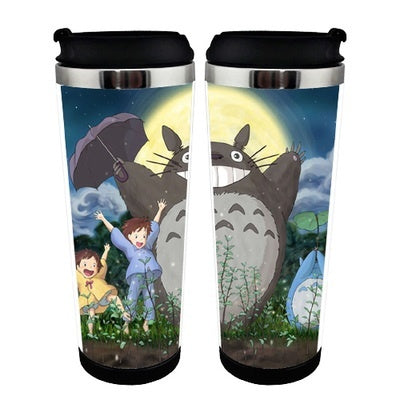 Totoro Šálek Nerezová ocel 400ml Šálek na kávu Čaj Totoro Beer Stein Dárky k narozeninám Vánoční dárky