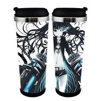 Black Rock Shooter Figure Cup Stainless Steel 400ml Coffee Tea Cup Black Rock Shooter figure Beer Stein Birthday Gifts Christmas Gifts