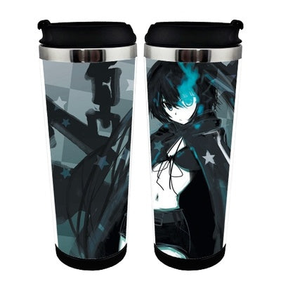Black Rock Shooter Figure Cup Stainless Steel 400ml Coffee Tea Cup Black Rock Shooter figure Beer Stein Birthday Gifts Christmas Gifts