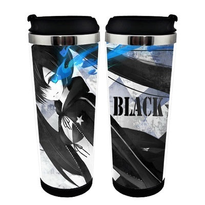 Black Rock Shooter Figure Cup Stainless Steel 400ml Coffee Tea Cup Black Rock Shooter figure Beer Stein Birthday Gifts Christmas Gifts