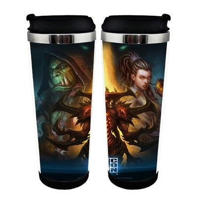 World of Warcraft šálek Nerezová ocel 400ml Kávový šálek Čaj World of Warcraft Pivo Stein Dárky k narozeninám Vánoční dárky
