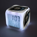 The Walking Dead LED Colorful Lights Creative Small Alarm Clock Room Bedroom The Walking Dead Clock Birthday Gifts Christmas Gifts