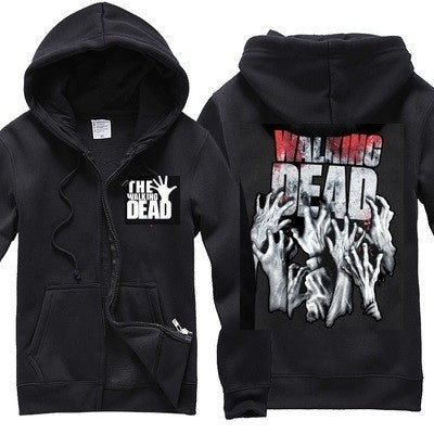 The Walking Dead  Unisex Mens And Womens Onesie Hooded Sweatshirts Walking Dead Sweater Mom Dad Friends Lover Gifts