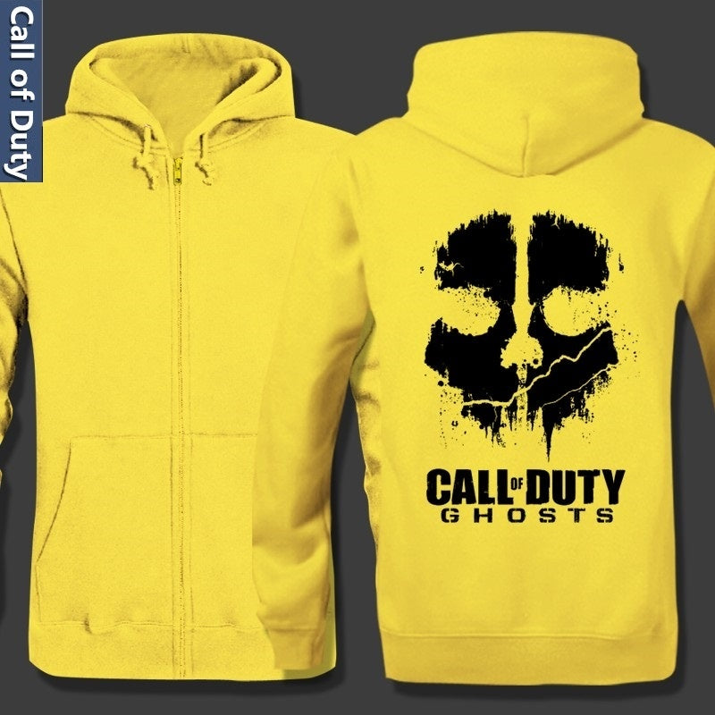 Bunda Call of Duty s kapucí a zesíleným velurovým kabátem Mikina Call Of Duty Ghosts