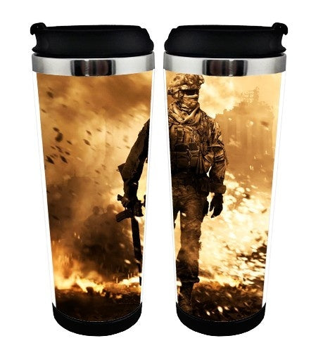 Call Of Duty Stainless Steel 380ml Coffee Tea Cup Call Of Duty Coffee Mug Beer Stein Birthday Gifts Christmas Gifts