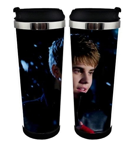 Justin Bieber Stainless Steel 400ml Coffee Tea Cup Justin Bieber Coffee Mug Beer Stein Birthday Gifts Christmas Gifts