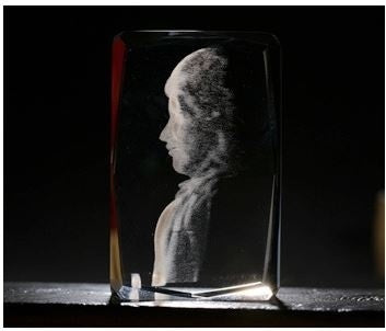 The Walking Dead Daryl Dixon Engraving Crystal 3D LED Light Figure The Walking Dead Doll