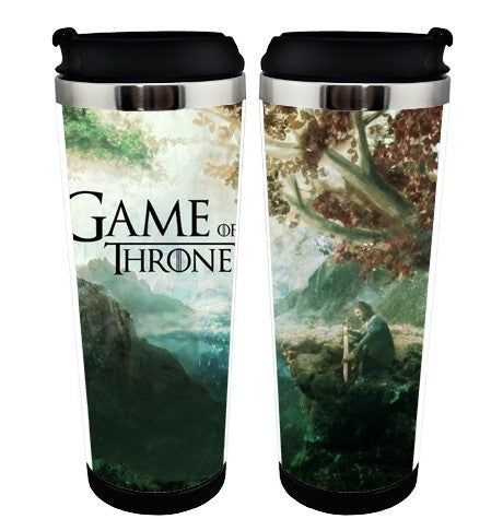 Game of Thrones Stainless Steel 400ml Coffee Tea Cup Game of Thrones Coffee Mug Beer Stein Birthday Gifts Christmas Gifts