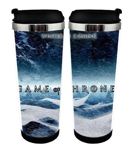 Game of Thrones Stainless Steel 400ml Coffee Tea Cup Game of Thrones Coffee Mug Beer Stein Birthday Gifts Christmas Gifts