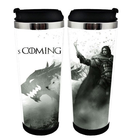 Game of Thrones Stainless Steel 400ml Coffee Tea Cup Game of Thrones Coffee Mug Beer Stein Birthday Gifts Christmas Gifts