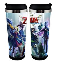 The Legend of Zelda Nerezová ocel 400ml šálek na kávu The Legend of Zelda Hrnek na kávu Pivo Stein Dárky k narozeninám Vánoční dárky