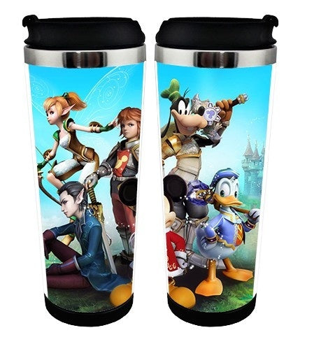 Kingdom Hearts Stainless Steel 400ml Coffee Tea Cup Kingdom Hearts Coffee Mug Beer Stein Kingdom Hearts Birthday Gifts Christmas Gifts