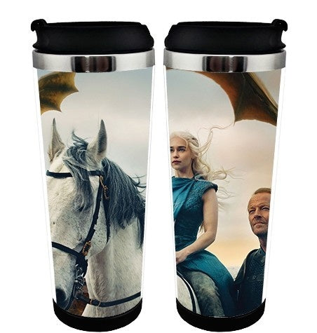 Game of Thrones Stainless Steel 400ml Coffee Tea Cup Game of Thrones Coffee Mug Beer Stein Game of Thrones Birthday Gifts