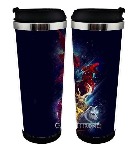 Game of Thrones Stainless Steel 400ml Coffee Tea Cup Game of Thrones Coffee Mug Beer Stein Game of Thrones Birthday Gifts