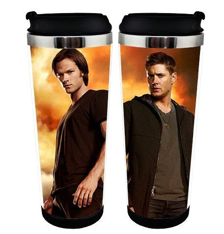 Supernatural Cup Stainless Steel 400ml Coffee Tea Cup Supernatural Beer Stein Birthday Gifts Christmas Gifts