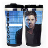 Supernatural šálek Nerezová ocel 400 ml Kávový šálek na čaj Supernatural Beer Stein Dárky k narozeninám Vánoční dárky