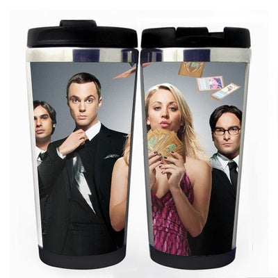 The Big Bang Theory Cup Stainless Steel 400ml Coffee Tea Cup The Big Bang Theory Beer Stein Birthday Gifts Christmas Gifts