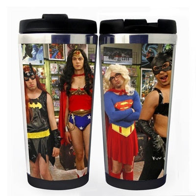 The Big Bang Theory Cup Stainless Steel 400ml Coffee Tea Cup The Big Bang Theory Beer Stein Birthday Gifts Christmas Gifts
