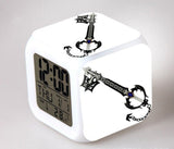 Kingdom Hearts LED Colorful Lights Creative Small Alarm Clock Room Bedroom Kingdom Hearts Clock Children Gift