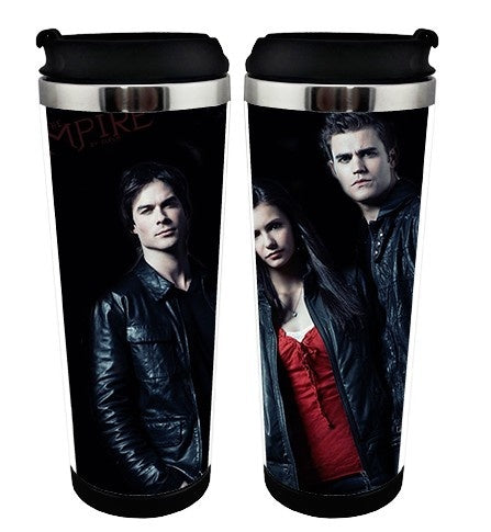 ভ্যাম্পায়ার ডায়েরি কাপ স্টেইনলেস স্টিল 400 মিলি কফি চা কাপ ভ্যাম্পায়ার ডায়েরি বিয়ার স্টেইন জন্মদিনের উপহার ক্রিসমাস উপহার