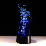 লিগ অফ লিজেন্ডস ক্যাটলিন দ্য শেরিফ অফ পিল্টওভার 3D নেতৃত্বাধীন ল্যাম্প LED ডেস্ক লাইট ল্যাম্প লিগ অফ লিজেন্ডস উপহার জন্মদিনের উপহার ক্রিসমাস উপহার