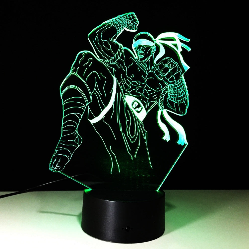 League of Legends The Blind Monk Lee Sin 3D led Lamp LED Desk Light Lamp League of Legends Gifts Birthday Gifts Christmas Gifts