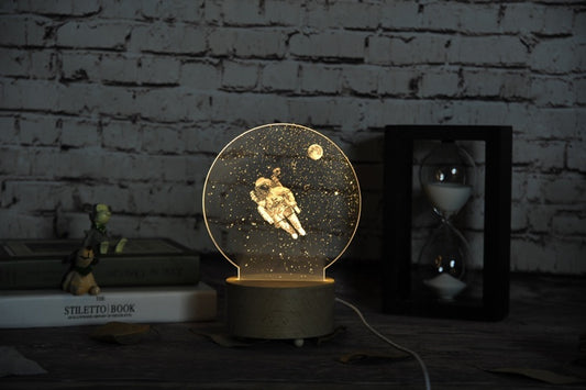 NASA Astronauts 3D led Lamp Universe Galaxy LED Desk Light Lamp NASA Astronauts Gifts Birthday Gifts Christmas Gifts