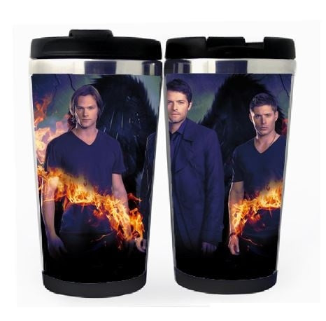 Supernatural Castiel Angel Wings Cup Stainless Steel 400ml Coffee Tea Cup Supernatural Beer Stein Birthday Gifts Supernatural  Christmas Gifts