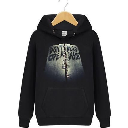 The Walking Dead Unisex Hoodie Warm Thickened Hooded Sweatshirt Coat Jacket Outwear Sweater Walking Dead Gifts Christmas Gifts