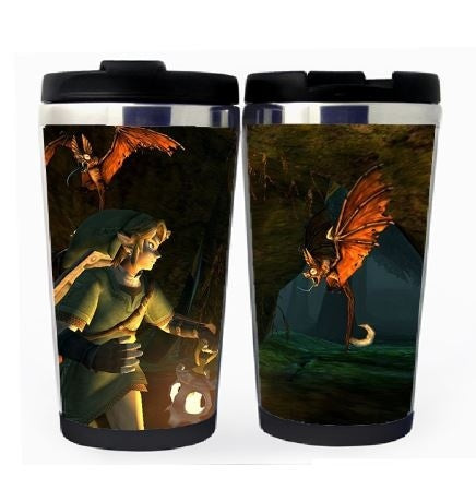 দ্য লিজেন্ড অফ জেল্ডা কাপ স্টেইনলেস স্টিল 400 মিলি কফি টি কাপ বিয়ার স্টেইন দ্য লিজেন্ড অফ জেল্ডা জন্মদিনের উপহার ক্রিসমাস উপহার