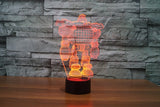 Street dance 3D Illusion Led Table Lamp 7 Color Change LED Desk Light Lamp Dance  Decor