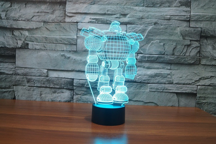 Street dance 3D Illusion Led Table Lamp 7 Color Change LED Desk Light Lamp Dance  Decor
