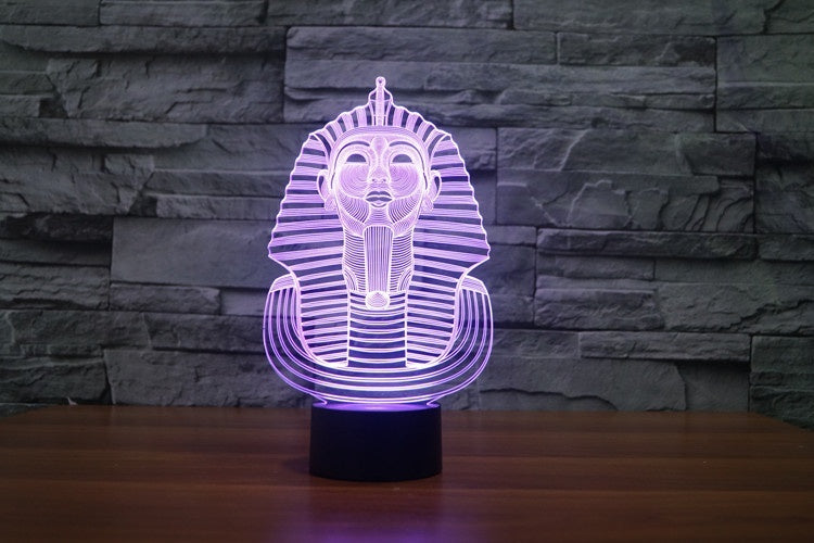 Great Sphinx of Giza 3D Illusion Led Table Lamp 7 Color Change LED Desk Light Lamp Sphinx Decor Ornament Gifts Birthday Gifts Christmas Gifts