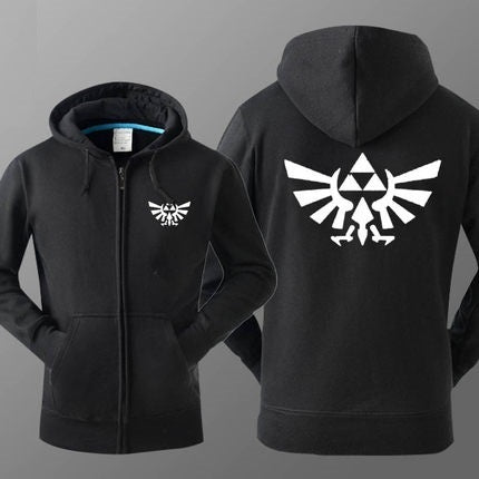 The Legend of Zelda Unisex Hoodie Warm Thickened Hooded Sweatshirt Coat Jacket Outwear Sweater The Legend of Zelda Gifts Christmas Gifts