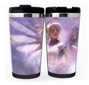 Overwatch Cup Stainless Steel 400ml Coffee Tea Cup Beer Stein Overwatch Birthday Gifts Christmas Gifts