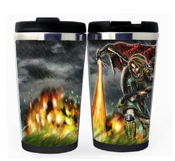 The Legend of Zelda Cup Nerezová ocel 400ml Káva Šálek čaje Pivo Stein The Legend of Zelda Dárky k narozeninám Vánoční dárky