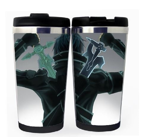 Sword Art Online Cup Stainless Steel 400ml Coffee Tea Cup Beer Stein Sword Art Online Birthday Gifts Christmas Gifts