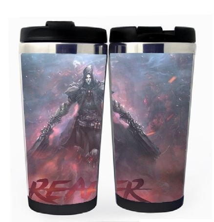 Overwatch Cup Stainless Steel 400ml Coffee Tea Cup Beer Stein Overwatch Birthday Gifts Christmas Gifts