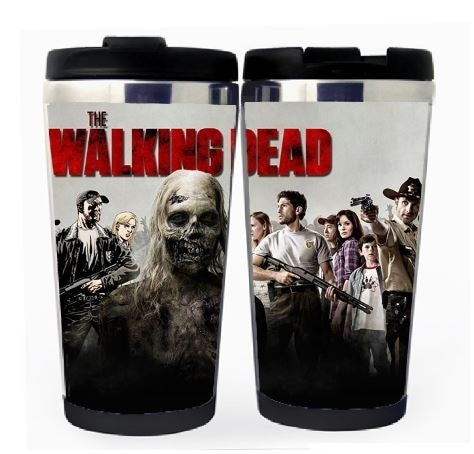 The Walking Dead Rick Grimes Cup Stainless Steel 400ml Coffee Tea Cup Walking Dead Rick Grimes Beer Stein Birthday Gifts Christmas Gifts