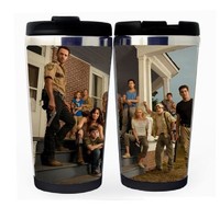 Šálek Walking Dead Rick Grimes Nerezová ocel 400 ml Šálek na kávu Šálek na čaj Walking Dead Rick Grimes Beer Stein Dárky k narozeninám Vánoční dárky