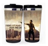 The Walking Dead Rick Grimes Nerezová ocel 400 ml Šálek na kávu Walking Dead Hrnek na kávu Pivo Stein Rick Grimes Dárky k narozeninám Vánoční dárky