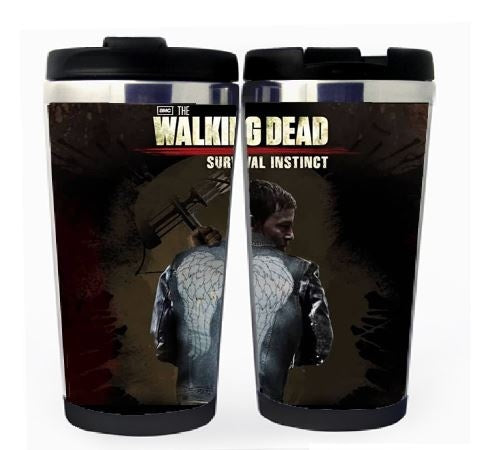 The Walking Dead Daryl Dixon Stainless Steel 400ml Coffee Tea Cup Walking Dead Coffee Mug Beer Stein Daryl Dixon Birthday Gifts Christmas Gifts
