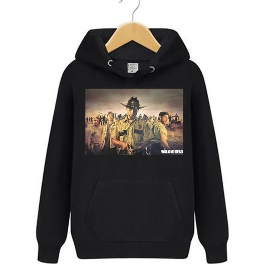 The Walking Dead Rick Grimes Unisex Pullover hoodies Sweatshirt Coat Jacket Outwear Sweater The Walking Dead Gifts Christmas Gifts
