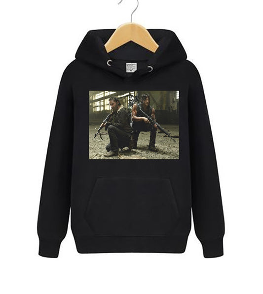 The Walking Dead Rick Grimes Daryl Dixon Unisex Pullover hoodies Sweatshirt Coat Jacket Outwear Sweater The Walking Dead Gifts Christmas Gifts
