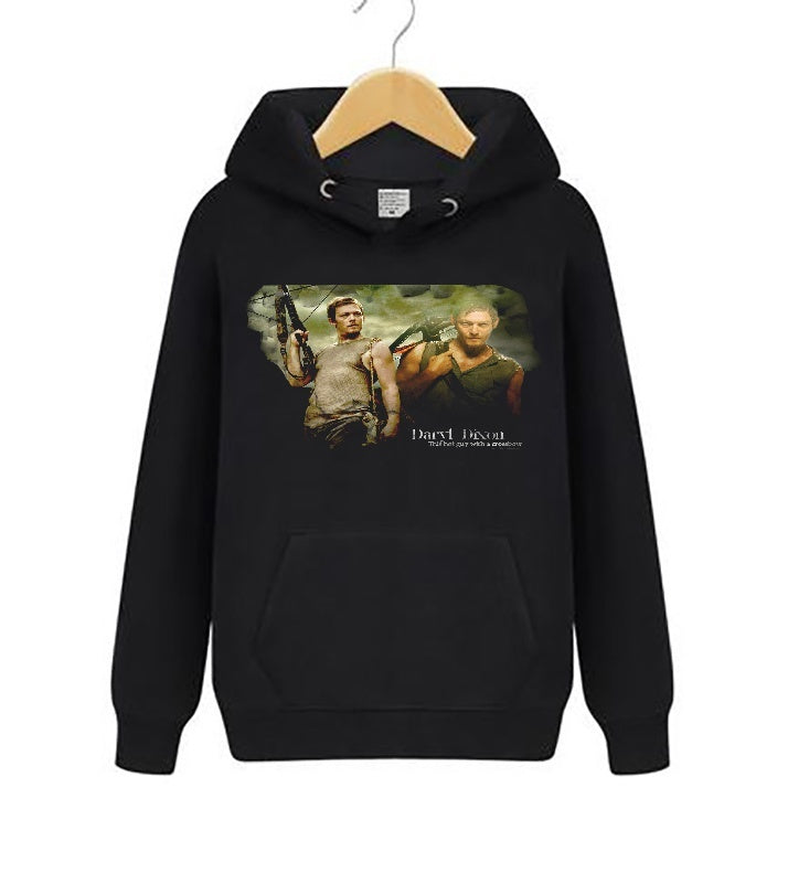 The Walking Dead Rick Grimes Daryl Dixon Unisex Pullover hoodies Sweatshirt Coat Jacket Outwear Sweater The Walking Dead Gifts Christmas Gifts