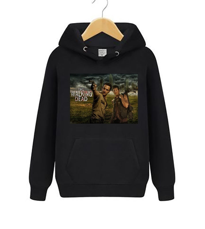 The Walking Dead Rick Grimes Daryl Dixon Unisex Pullover hoodies Sweatshirt Coat Jacket Outwear Sweater The Walking Dead Gifts Christmas Gifts