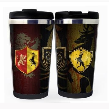 Game of Thrones Cup Stainless Steel 400ml Coffee Tea Cup  Beer Stein game of thrones Birthday Gifts Christmas Gifts