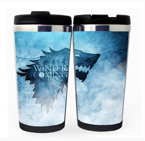 Game of Thrones Wolf Cup Stainless Steel 400ml Coffee Tea Cup  Beer Stein game of thrones Birthday Gifts Christmas Gifts
