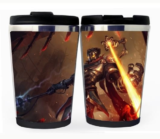 League of Legends Cup Stainless Steel 400ml Coffee Tea Cup Beer Stein League of Legends Birthday Gifts Christmas Gifts