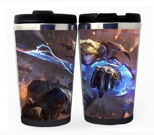 League of Legends Cup Stainless Steel 400ml Coffee Tea Cup Beer Stein League of Legends Birthday Gifts Christmas Gifts